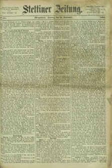 Stettiner Zeitung. 1866, № 454 (30 September) - Morgenblatt