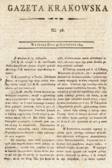 Gazeta Krakowska. 1803, nr 96