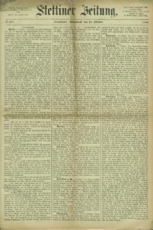 Stettiner Zeitung. 1866, № 477 (13 Oktober) - Abendblatt