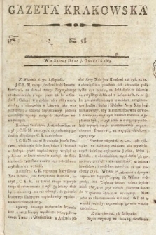 Gazeta Krakowska. 1803, nr 98