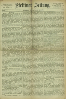 Stettiner Zeitung. 1866, № 547 (23 November) - Abendblatt