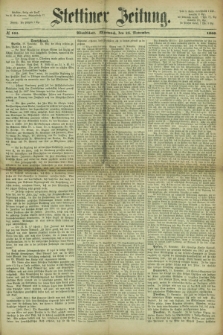 Stettiner Zeitung. 1866, № 555 (28 November) - Abendblatt