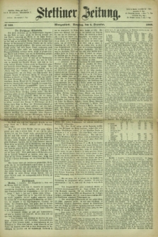 Stettiner Zeitung. 1866, № 562 (2 Dezember) - Morgenblatt + dod.