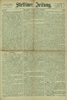Stettiner Zeitung. 1866, № 574 (9 Dezember) - Morgenblatt + dod.