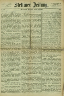 Stettiner Zeitung. 1866, № 584 (15 Dezember) - Morgenblatt