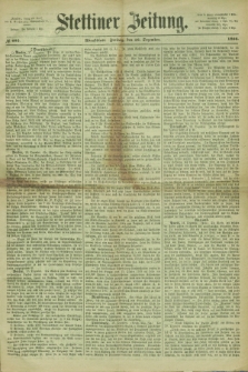 Stettiner Zeitung. 1866, № 603 (28 Dezember) - Abendblatt