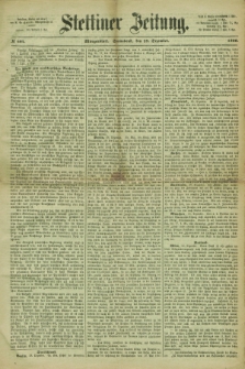 Stettiner Zeitung. 1866, № 604 (29 Dezember) - Morgenblatt