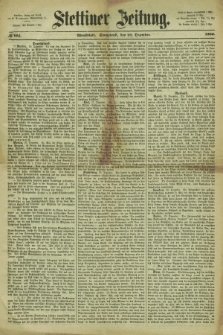 Stettiner Zeitung. 1866, № 605 (29 Dezember) - Abendblatt