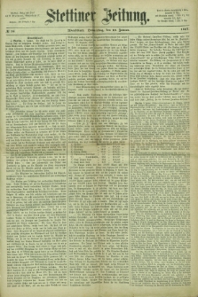 Stettiner Zeitung. 1867, № 16 (10 Januar) - Abendblatt