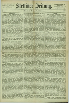 Stettiner Zeitung. 1867, № 72 (12 Februar) - Abendblatt