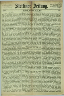 Stettiner Zeitung. 1867, № 196 (27 April) - Abendblatt