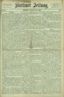 Stettiner Zeitung. 1867, № 208 (4 Mai) - Abendblatt