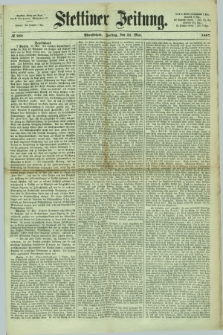 Stettiner Zeitung. 1867, № 250 (31 Mai) - Abendblatt