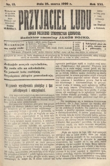 Przyjaciel Ludu : organ Polskiego Stronnictwa Ludowego. 1909, nr 13