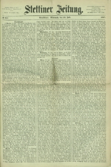 Stettiner Zeitung. 1867, № 352 (31 Juli) - Abendblatt
