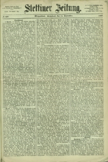 Stettiner Zeitung. 1867, № 429 (14 September) - Morgenblatt