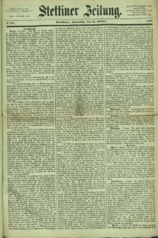 Stettiner Zeitung. 1867, № 474 (10 Oktober) - Abendblatt