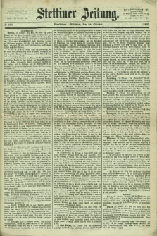 Stettiner Zeitung. 1867, № 508 (30 Oktober) - Abendblatt