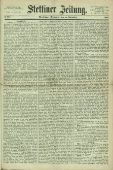 Stettiner Zeitung. 1867, № 550 (23 November) - Abendblatt