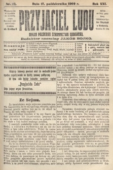 Przyjaciel Ludu : organ Polskiego Stronnictwa Ludowego. 1909, nr 42