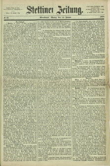 Stettiner Zeitung. 1868, № 20 (13 Januar) - Abendblatt