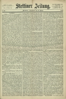 Stettiner Zeitung. 1868, № 30 (18 Januar) - Abendblatt