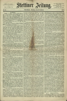 Stettiner Zeitung. 1868, № 46 (28 Januar) - Abendblatt