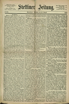 Stettiner Zeitung. 1868, № 395 (25 August) - Abendblatt