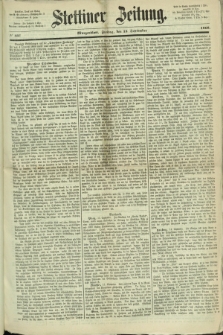 Stettiner Zeitung. 1868, № 437 (18 September) - Morgenblatt