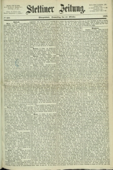 Stettiner Zeitung. 1868, № 483 (15 Oktober) - Morgenblatt