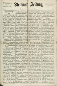 Stettiner Zeitung. 1868, № 548 (21 November) - Abendblatt
