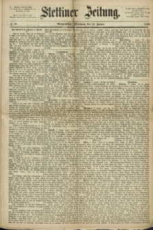 Stettiner Zeitung. 1869, № 19 (13 Januar) - Morgenblatt