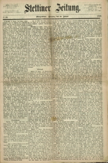 Stettiner Zeitung. 1869, № 39 (24 Januar) - Morgenblatt