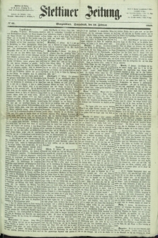 Stettiner Zeitung. 1869, № 85 (20 Februar) - Morgenblatt