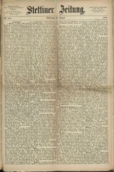 Stettiner Zeitung. 1869, Nr. 355 (31 August)