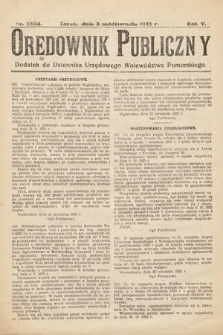 Orędownik Publiczny : dodatek do Dziennika Urzędowego Województwa Pomorskiego. 1925, nr 23/24