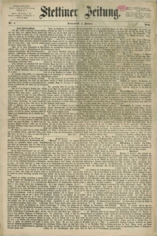 Stettiner Zeitung. 1870, Nr. 1 (1 Januar)