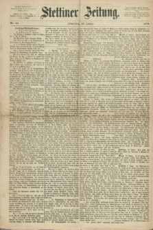 Stettiner Zeitung. 1870, Nr. 10 (13 Januar)