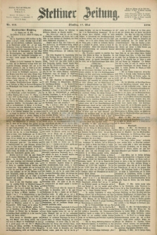 Stettiner Zeitung. 1870, Nr. 113 (17 Mai)