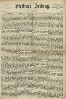Stettiner Zeitung. 1870, Nr. 161 (14 Juli)
