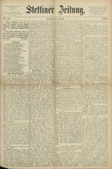 Stettiner Zeitung. 1870, Nr. 194 (21 August)