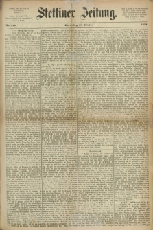 Stettiner Zeitung. 1870, Nr. 245 (20 Oktober)