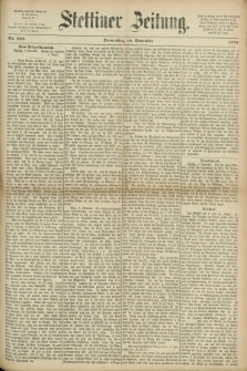 Stettiner Zeitung. 1870, Nr. 263 (10 November)