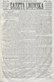 Gazeta Lwowska. 1871, nr 21