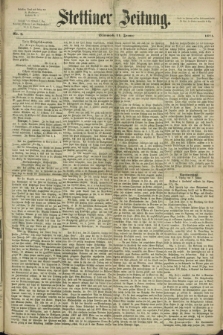 Stettiner Zeitung. 1871, Nr. 9 (11 Januar)