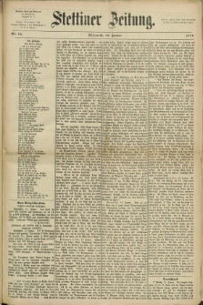 Stettiner Zeitung. 1871, Nr. 15 (18 Januar)