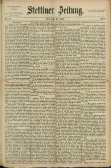 Stettiner Zeitung. 1871, Nr. 91 (19 April)