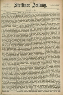 Stettiner Zeitung. 1871, Nr. 142 (21 Juni)