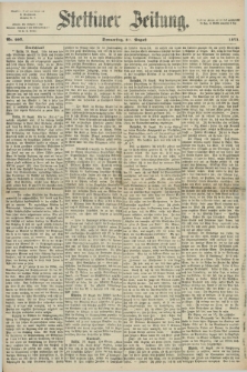 Stettiner Zeitung. 1871, Nr. 203 (31 August)