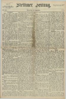 Stettiner Zeitung. 1871, Nr. 215 (14 September)